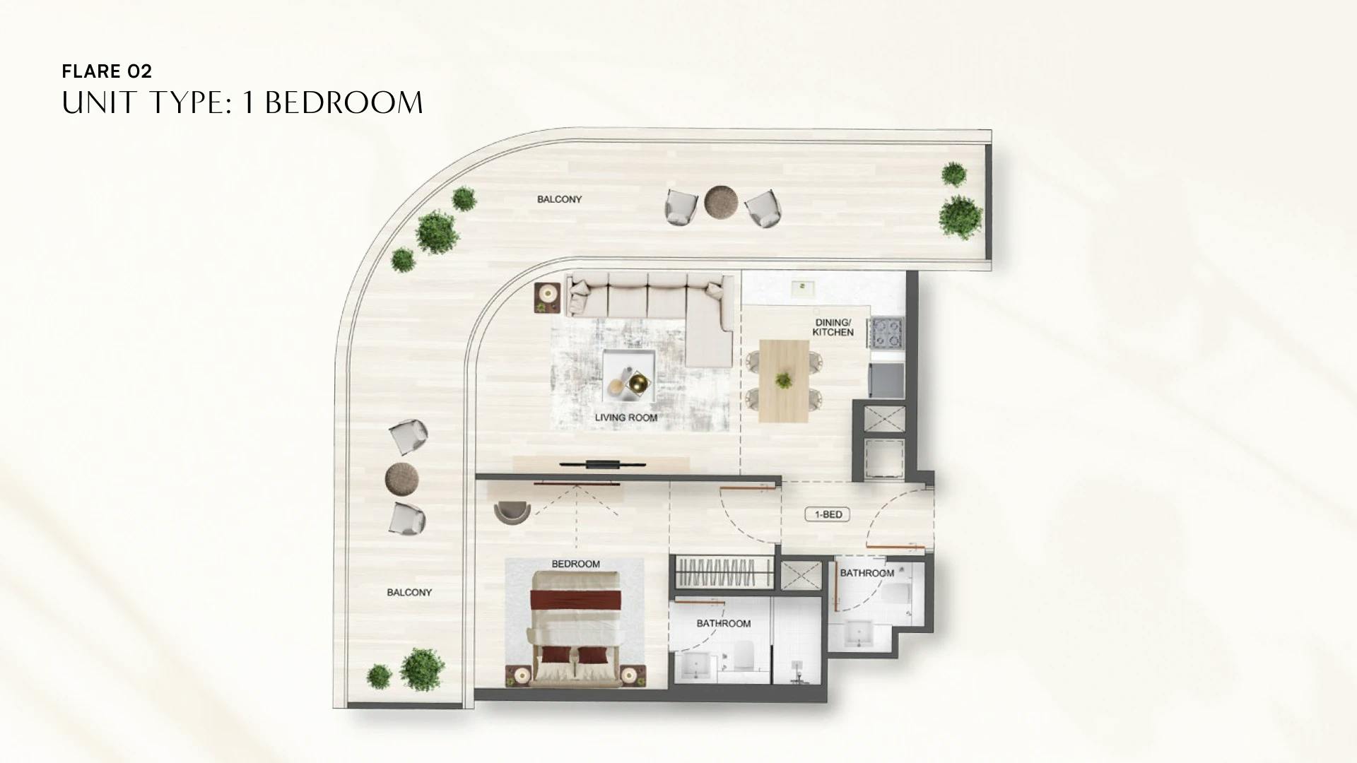 Layout 1 Bedroom