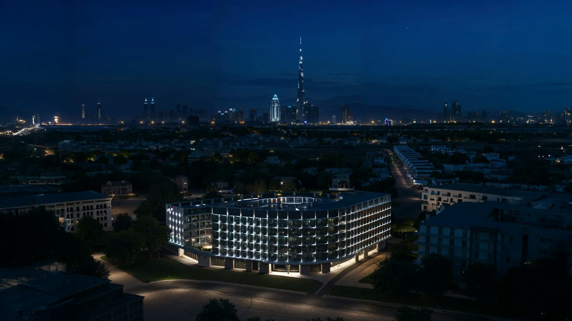 Binghatti Hillcrest Dubai Arjan Skyline View