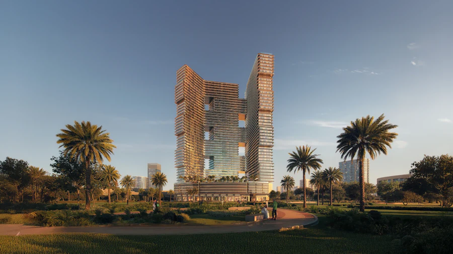 Binghatti SkyTerraces tower, Motor City, Dubai