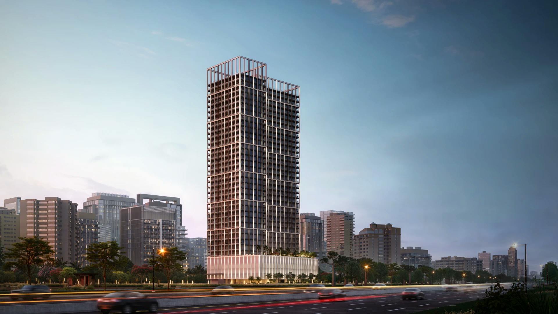 Binghatti Titania Dubai Majan Skyline View