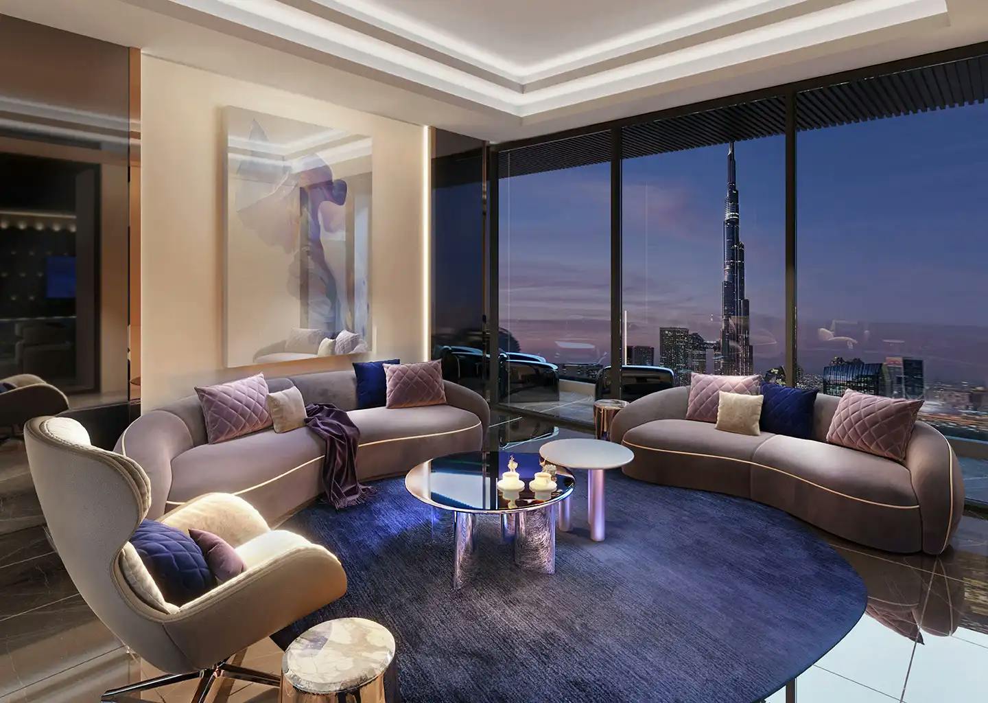 The Ruby Villa Living Area