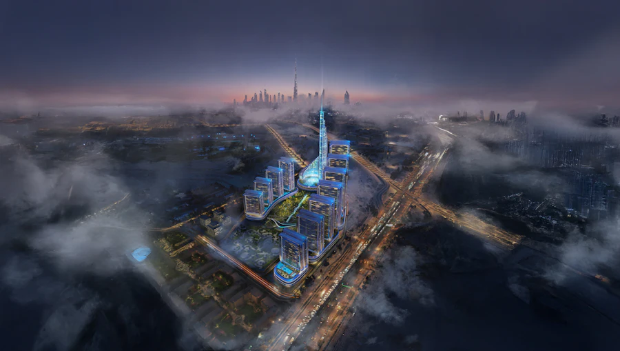 Maybach tower at Mercedes-Benz Places, Binghatti City, Meydan