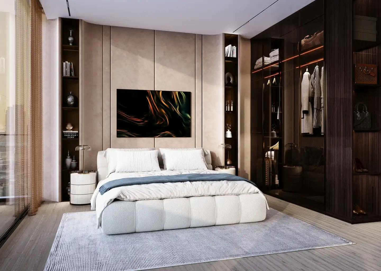 One By Binghatti Bedroom