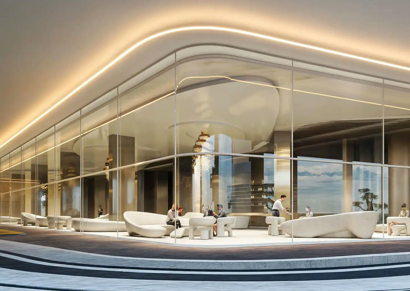 One By Binghatti Lobby