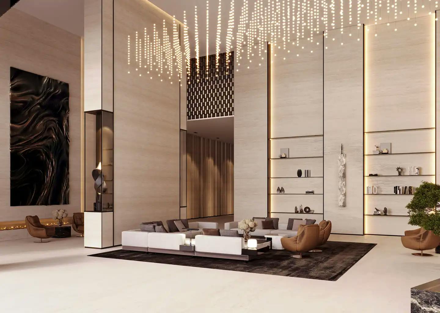 One By Binghatti Lobby