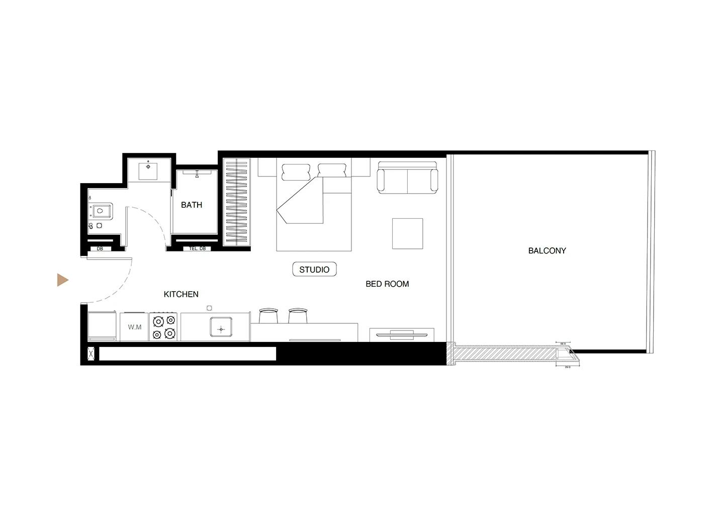 Binghatti starlight layout studio