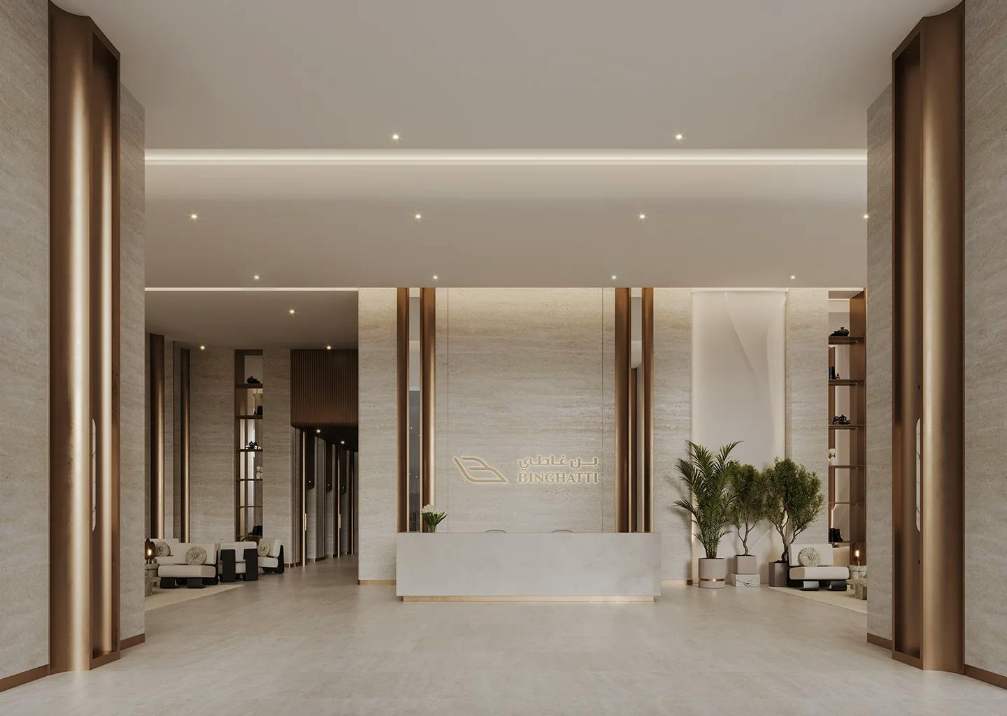 Binghatti starlight lobby