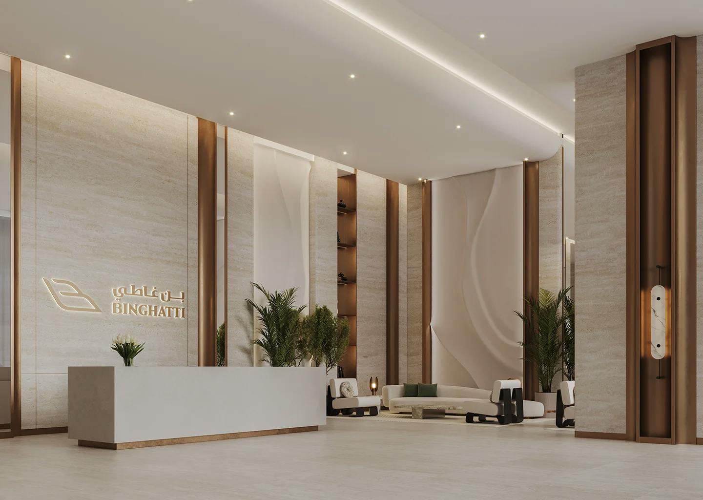 Binghatti starlight lobby