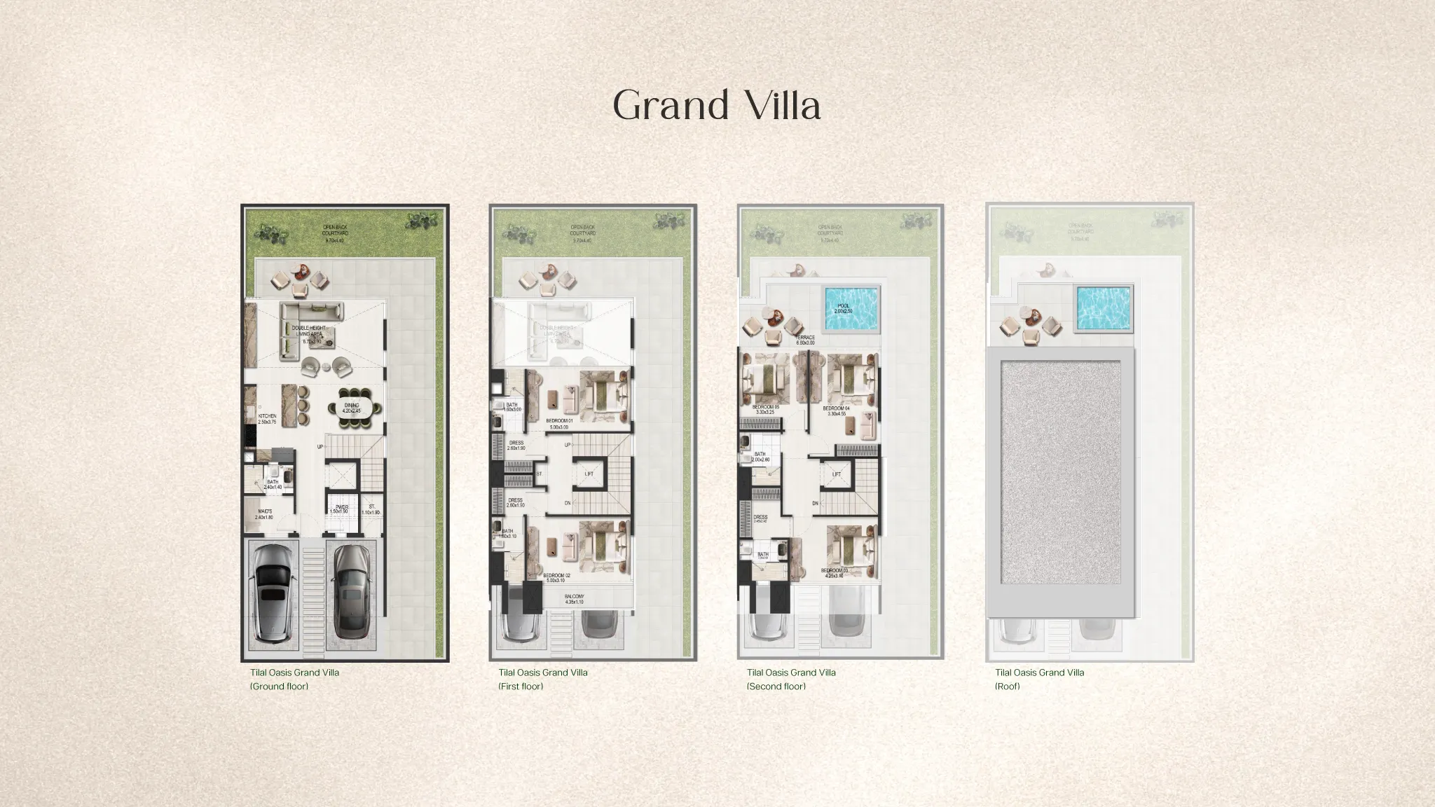 1 Bedroom floor plan at Tilal Binghatti