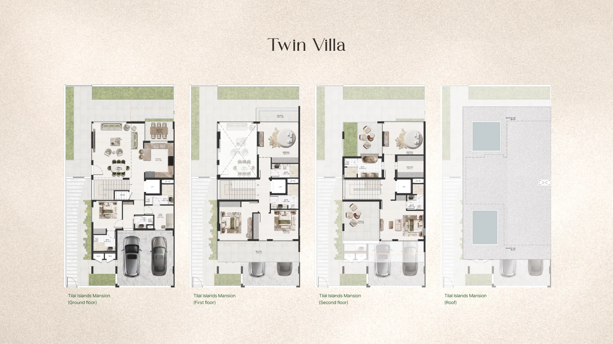 tilal binghatti twin villa layout