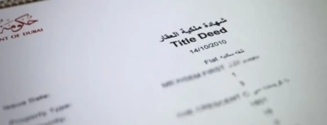 Title Deed Verification in Dubai | 2026 Complete Guide 